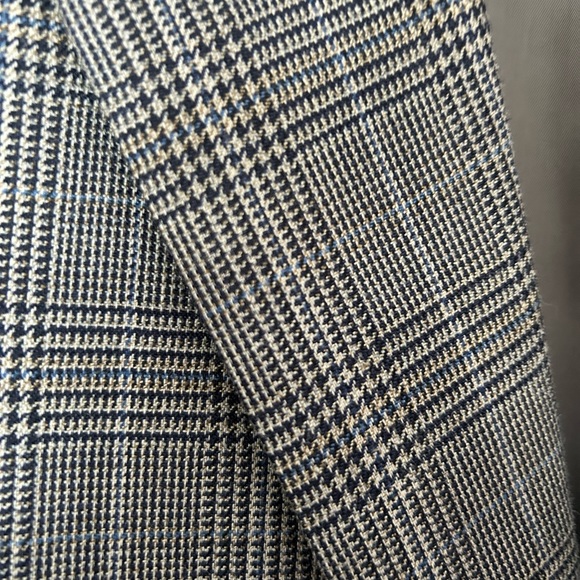 Chaps silk and wool plaid blazer - Picture 9 of 9